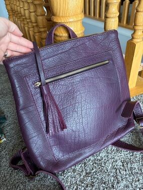 SOLD Portland Leather Goods Backpack and Tassel